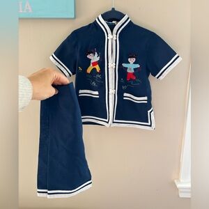 Vintage toddler Kimono outfit size 2